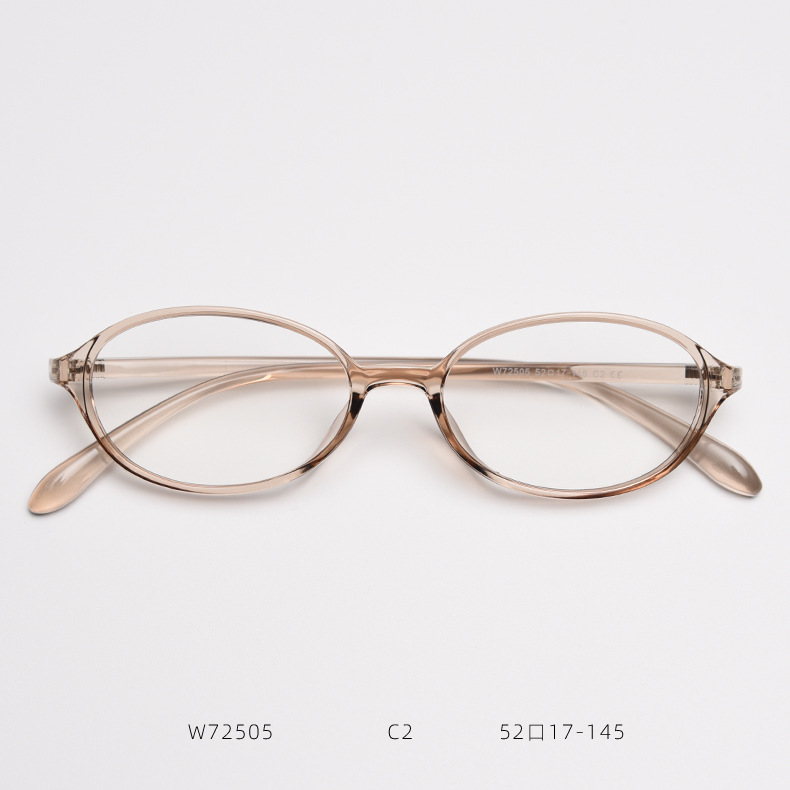 Unisex Light Oval Prescription Glasses Frame For Everyday Wear_voghion.com