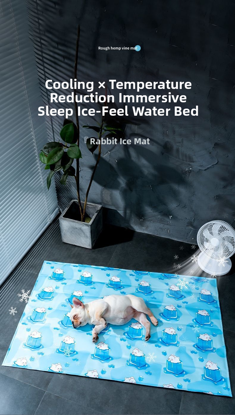 Pet Cooling Mat For Dogs And Cats Soft Summer Bed For Pets_voghion.com