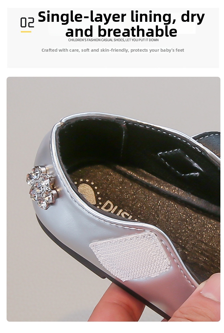 Prinzessin Leder Mary Jane Schuhe Für Mädchen Mit Schleife_voghion.com