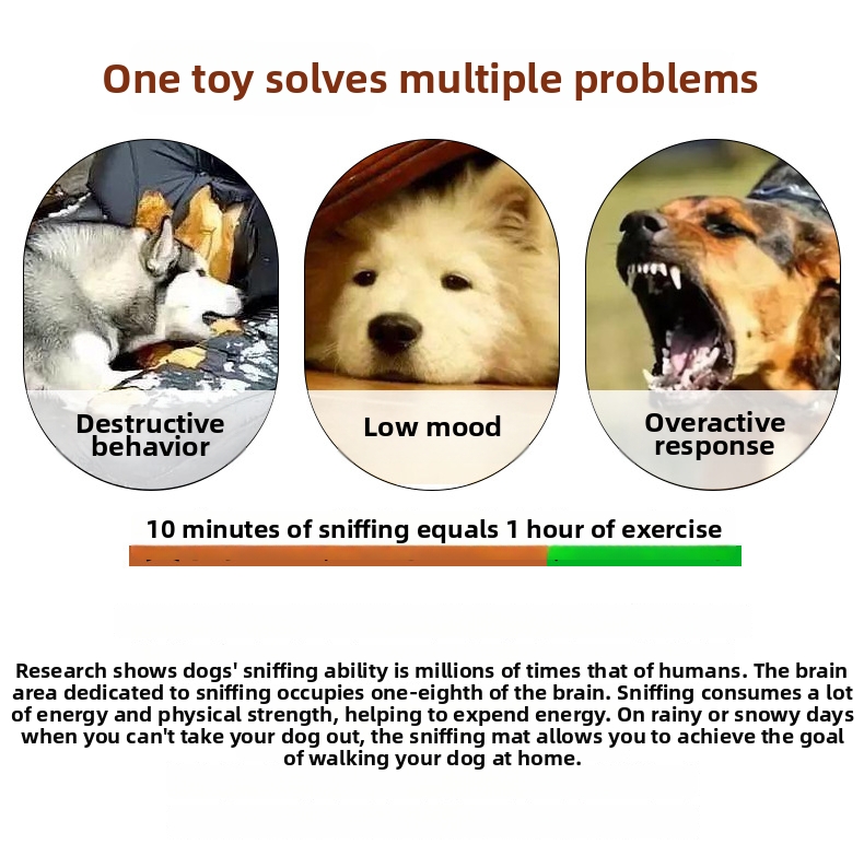 Pet Dog Scenting Mat Educational Toy For Anti Choking Training_voghion.com