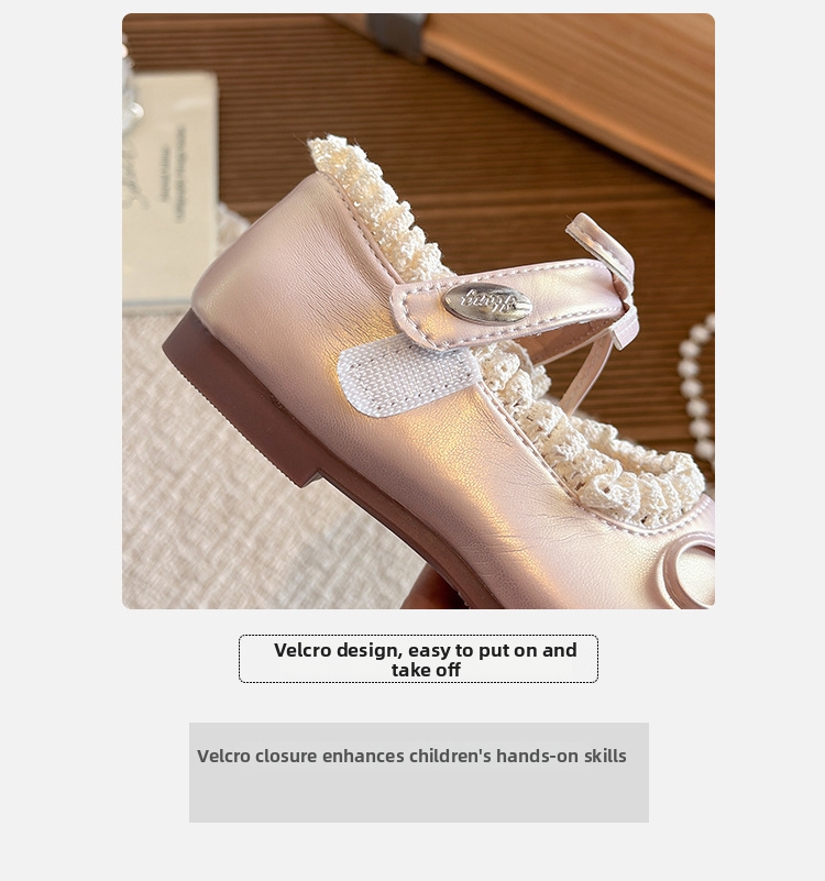 Mädchen Mary Jane Lederschuhe Mit Schleife Und Weicher Sohle_voghion.com