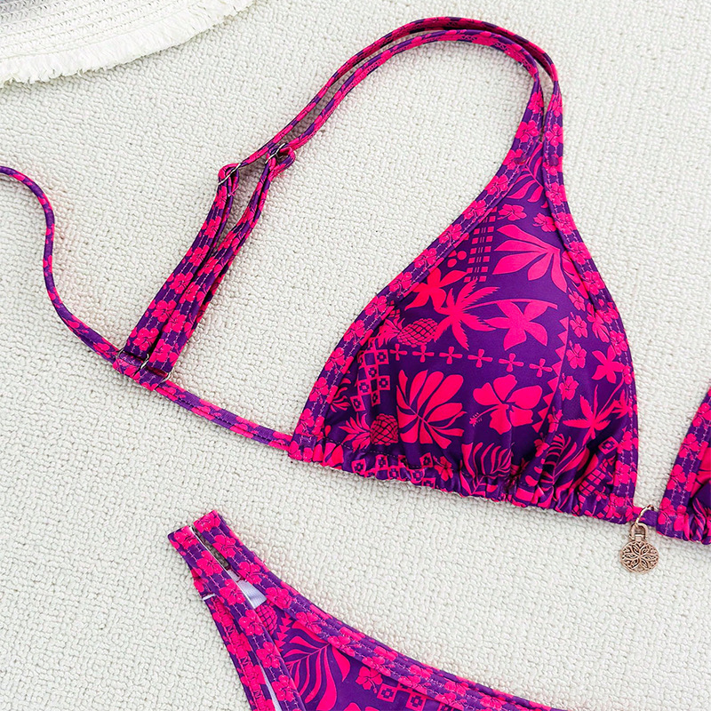 Women's Printed Swimsuit High End Sexy Bikini Beachwear_voghion.com