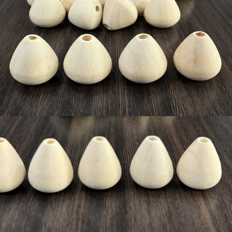 DIY Handmade Accessories Decorations 23mm Water Drop Pendants Wooden Beads Loose Beads Water Drop Door Curtain Beads Children's Beading Materials DIY Handmade Accessories Decorations 23mm Water Drop Pendants Wooden Beads Loose Beads Water Drop Door Curtain Beads Children's Beading Materials