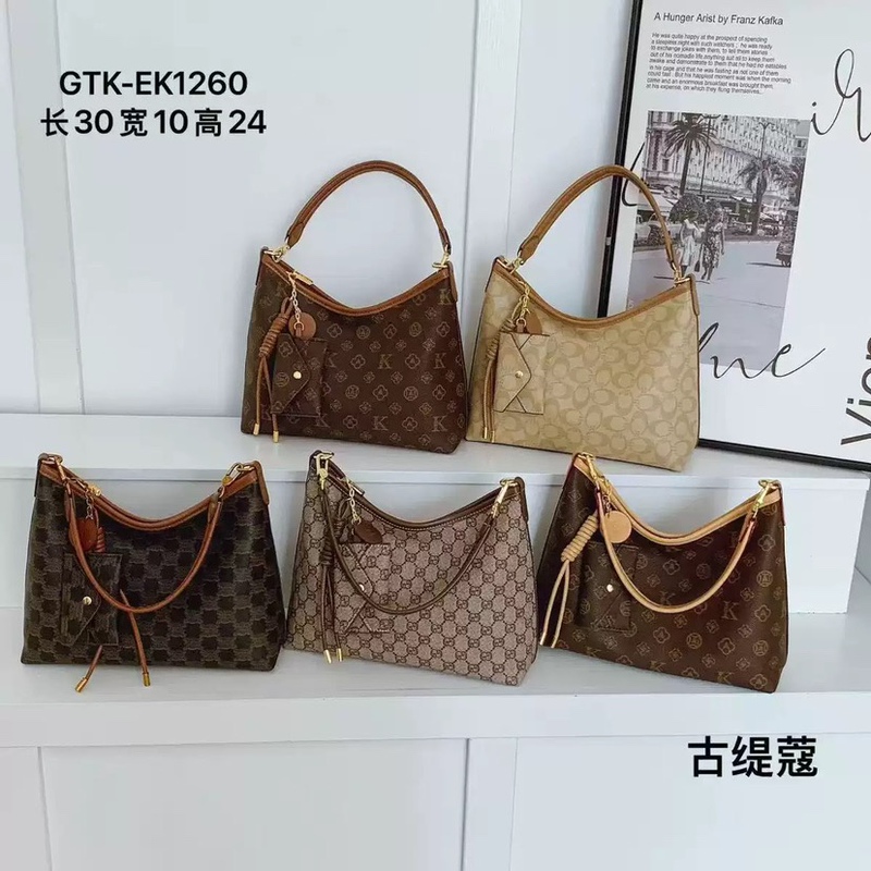 Gutiko Cross-Border High-End Large-Capacity Commuter Presbyopic Wandering Tote Bag Single Shoulder Crossbody Large Bag Armpit Bag