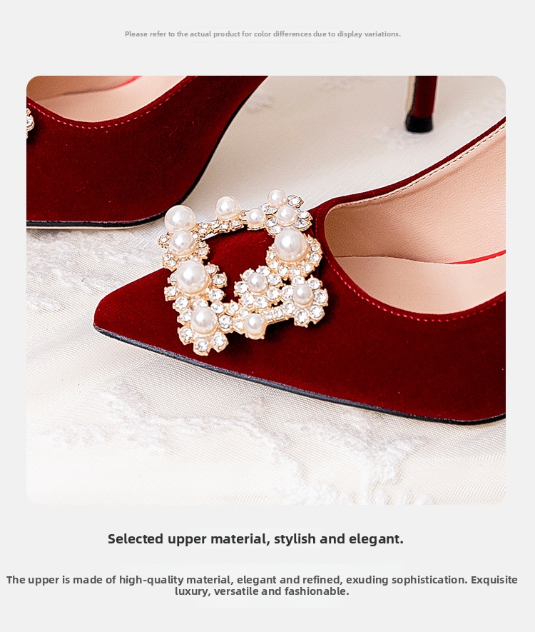 Witte high heels van satijn met strassgesp bruidsschoenen_voghion.com