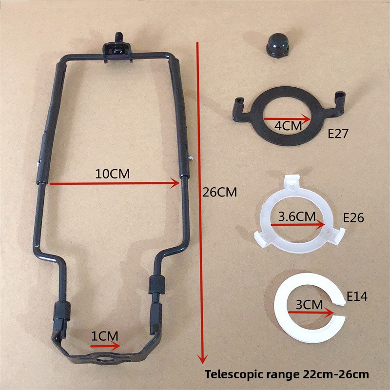 Lampada da tavolo Lampada da terra Lampada in cristallo Galvanotecnica Corno Cremagliera Harvard Supporto Paralume Supporto Accessori per l'illuminazione_voghion.com