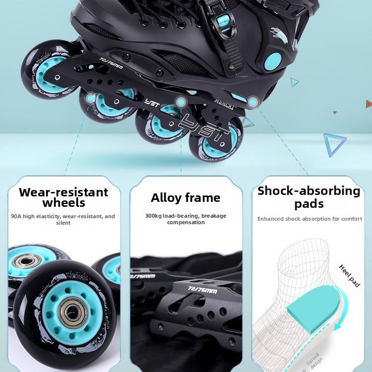 Inlineskates für Erwachsene, Freestyle-Skates für Jungen, professionelle Sport- und Outdoor-Ausrüstung für Männer, Frauen und Kinder_voghion.com