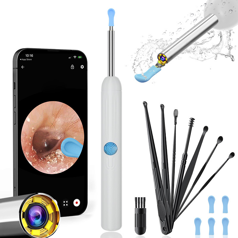 Smart WIFI One Click Direct Connection Cross Border Visual Ear Pick High Definition Children's Ear Cleaning Luminous Artifacts_voghion.com