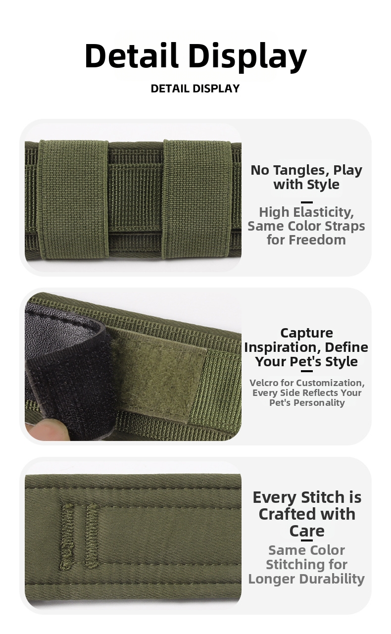 Adjustable Nylon Dog Collar For Medium And Large Breed Dogs_voghion.com