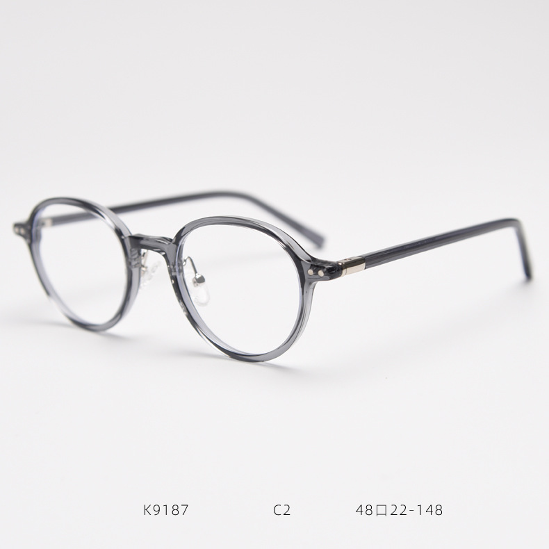 Retro Tr90 Round Prescription Glasses Frame For Men And Women_voghion.com