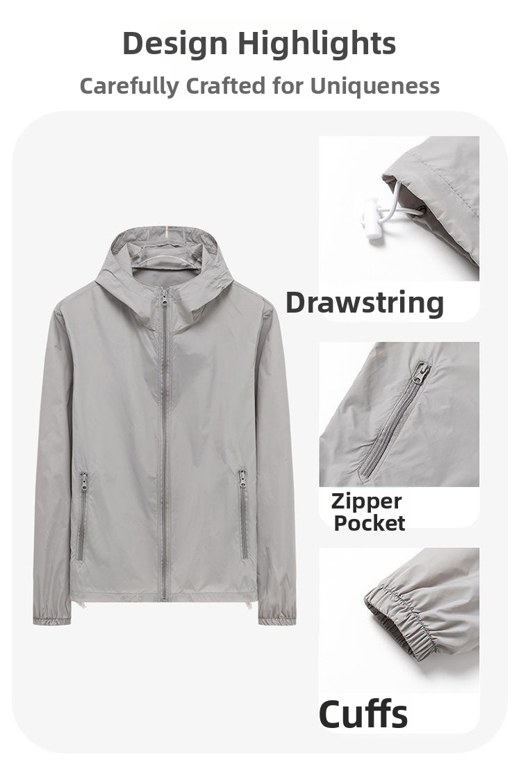 Men's Summer Thin Jacket Ice Silk Casual Breathable Trench Coat_voghion.com