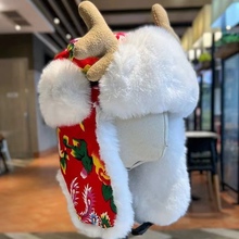 雷锋帽女冬季韩版百搭口罩挡风护耳帽骑车保暖神器耳朵包头帽子男