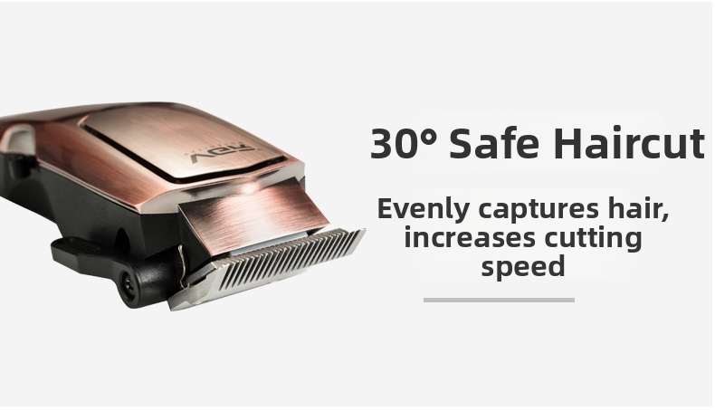 Professional Electric Hair Clipper For Slicked Back Gradient Styles_voghion.com