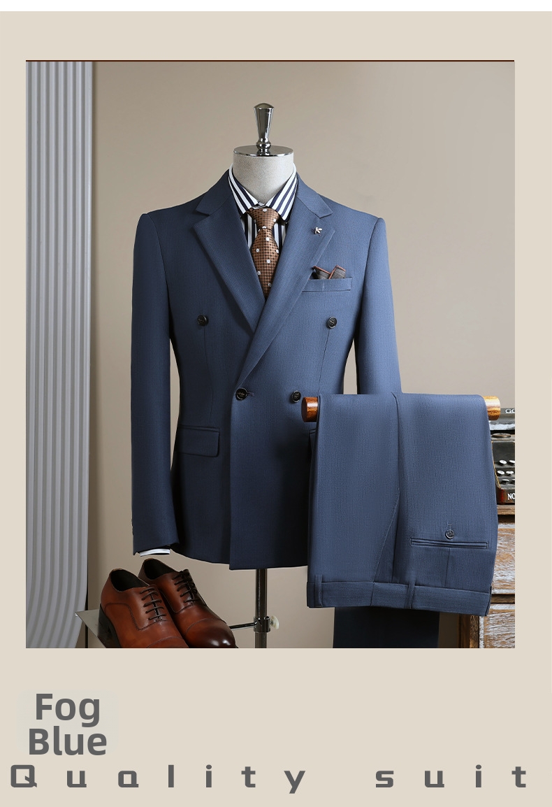 Herr slim fit kostym för business formella bröllop och vardag_voghion.com