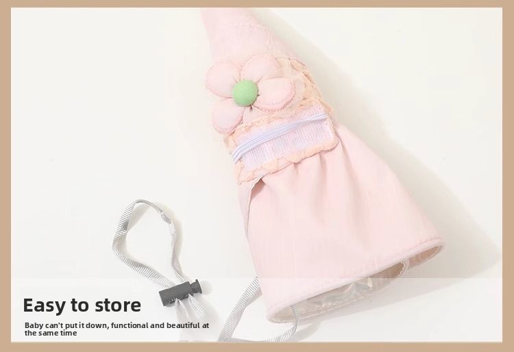 Atmungsaktiver Uv-schutz Sonnenhut Für Mädchen Mit Blumenmuster_voghion.com