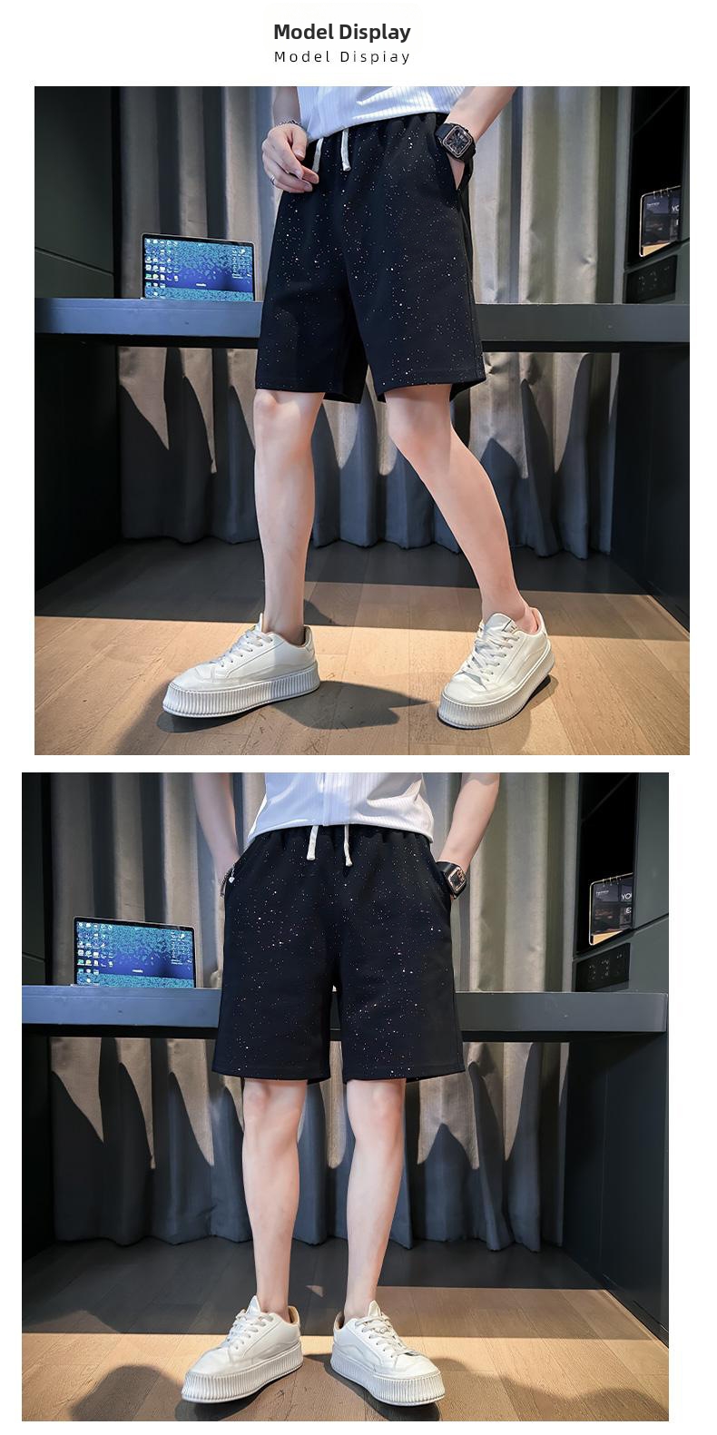 Shorts homme légères décontractées cargo coupe ample été_voghion.com