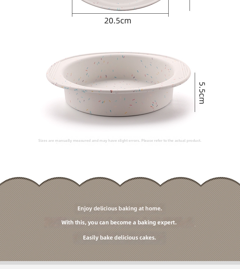 Silikone kageform til mousse og bagning - rund form_voghion.com