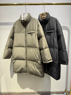 3507白鹅绒羽绒服女2026冬季新款立领中长款宽松加厚保暖鹅绒外套