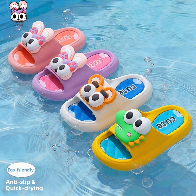 Children's Summer Sandals Non-Slip Soft Sole Yiwu Warehouse Boys And Girls Indoor Bathing Parent-Child Style 2026 New Fashion_voghion.com