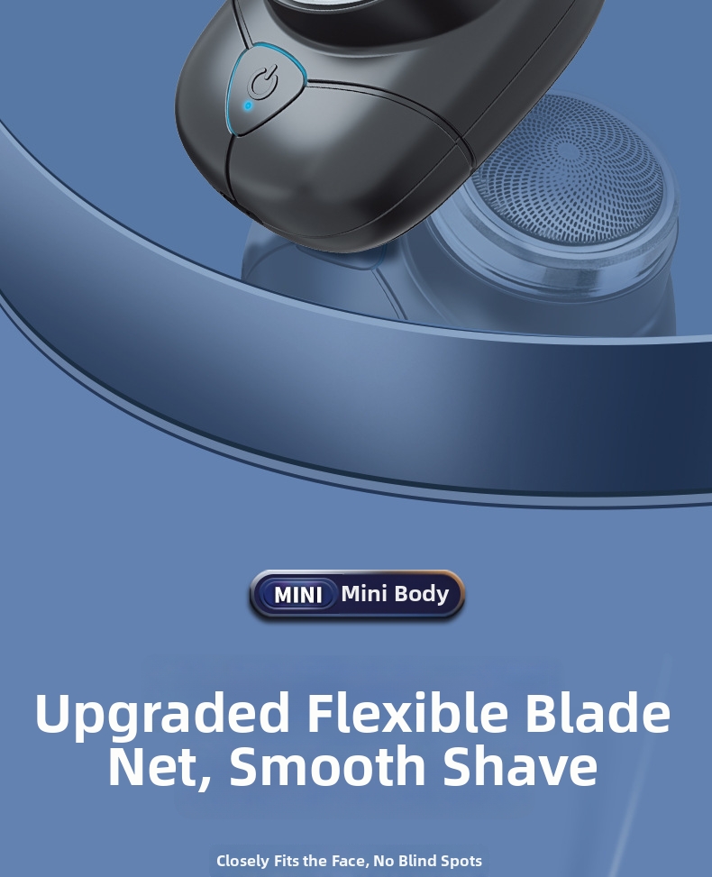 Electric Shaver Usb Rechargeable Portable Cordless Silent Trimmer_voghion.com