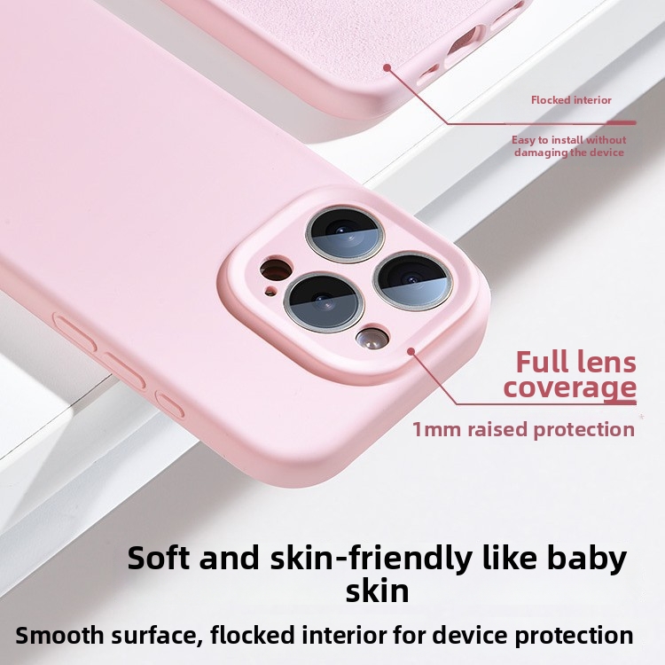 Liquid Silicone Phone Case For IPhone 15 Pro Max Drop Proof Soft Type_voghion.com