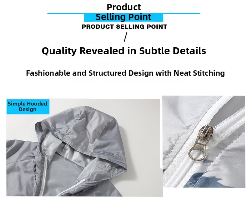 Men's Sun Protection Jacket Upf Quick Drying Outdoor Summer Top_voghion.com