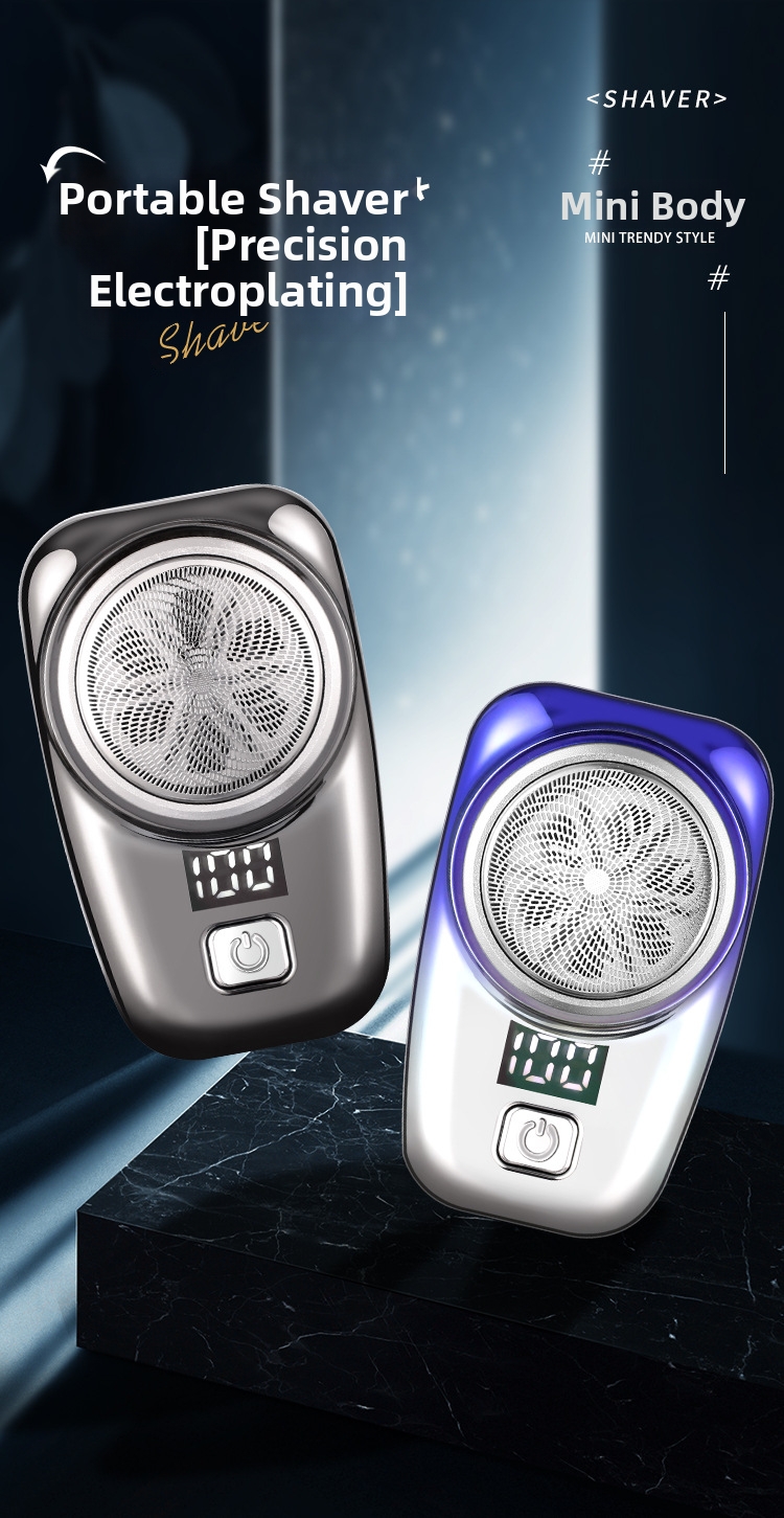 Mini elektrisch scheerapparaat voor heren wasbaar en draagbaar_voghion.com