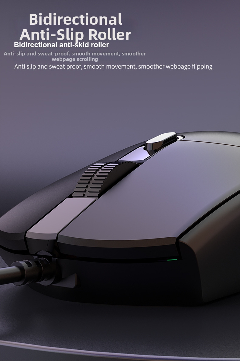 Gaming Mouse With Rgb Backlight And 7 Programmable Buttons_voghion.com