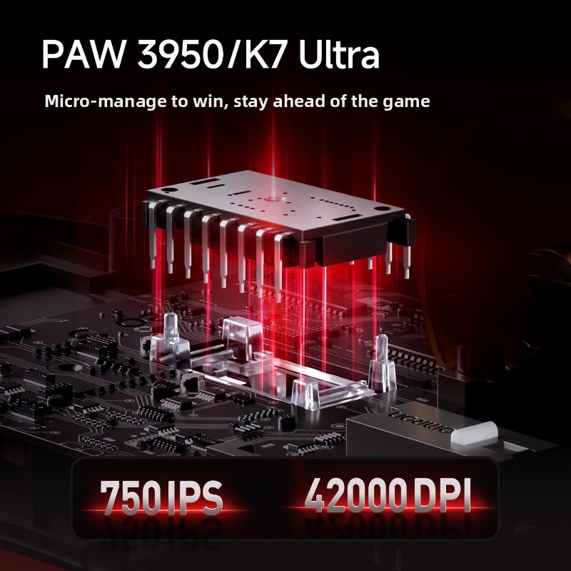 Mchose K7 Ultra Lightweight Wireless Gaming Mouse Paw3950 8k_voghion.com