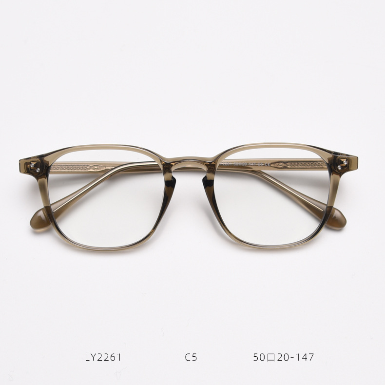 Unisex Retro Eyewear Frames Japanese Korean Style Artistic Look_voghion.com