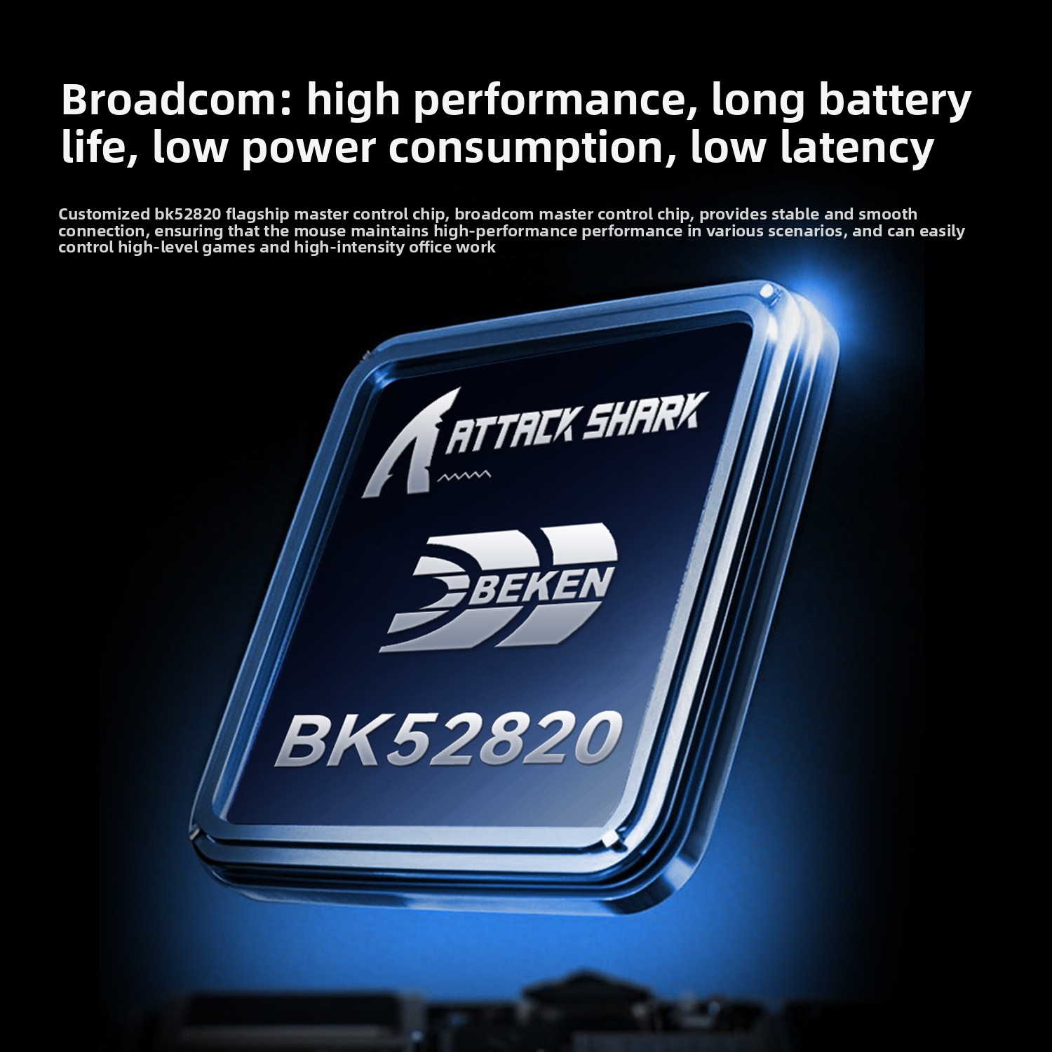 ATTACKSHARK Attack Shark X11SE Wireless Bluetooth Mouse, Video Game, Long Endurance, The Third Mock Examination, Lightweight_voghion.com