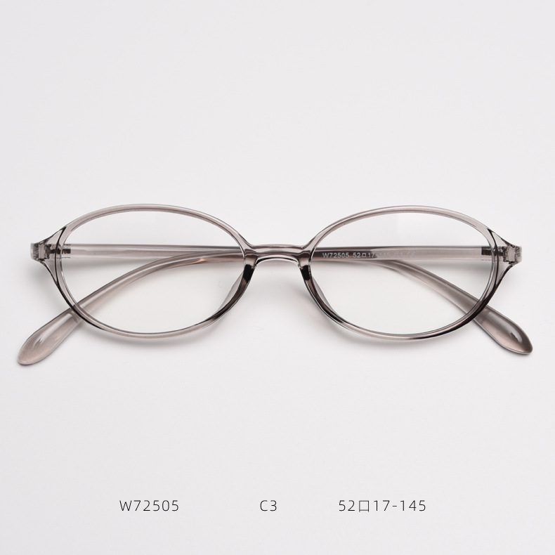 Unisex Light Oval Prescription Glasses Frame For Everyday Wear_voghion.com