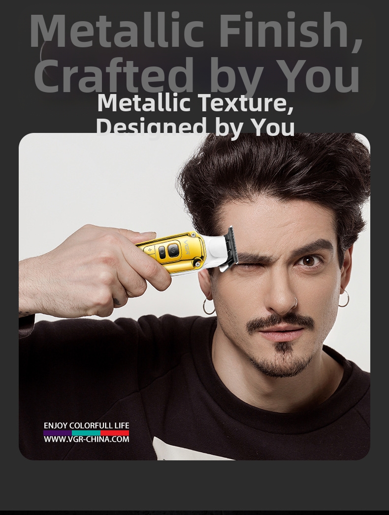 Professional Rechargeable Hair Clipper For Men Salon Styling Tool_voghion.com