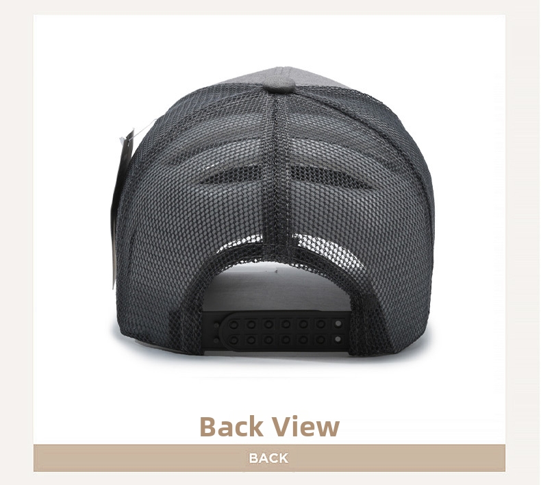 Men's Summer Sun Protection Baseball Caps Casual Hard Top Embroidered Letter Duckbill Hats_voghion.com