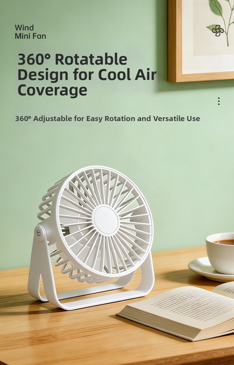 Mini ventilateur de bureau pour bureau et maison, silencieux_voghion.com