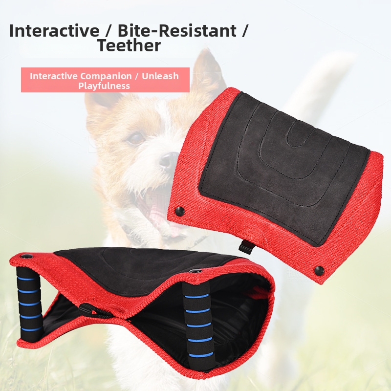 Pet Supplies Dog Training Tear Resistant Cloth Chew Pillow Cowhide Chew Target Flying And Racing Training_voghion.com
