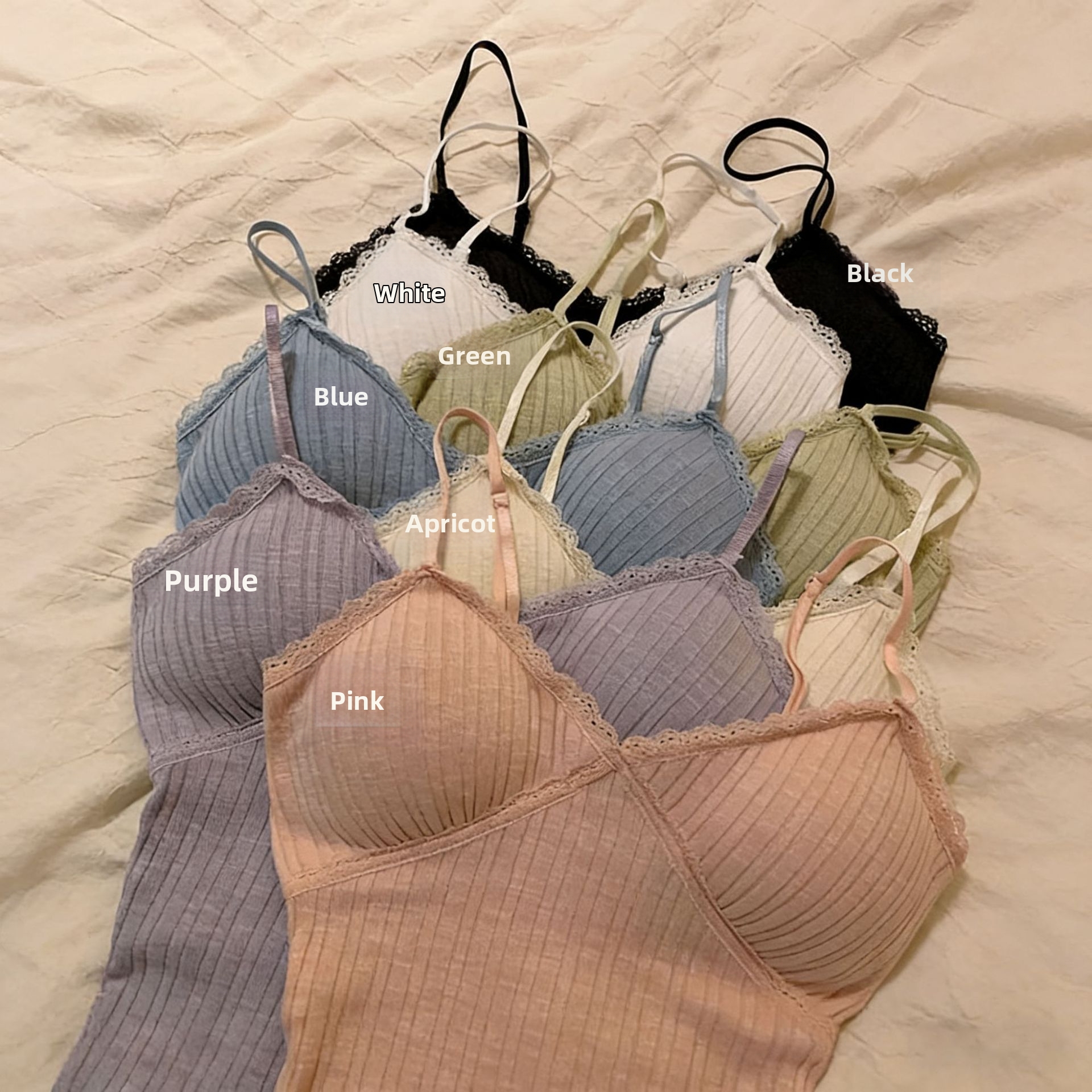 Seamless Built-in Bra Cami Top With Adjustable Straps, Sweetheart Neckline Wireless Comfort For Everyday Wear_voghion.com