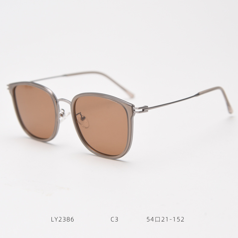 Polarized Sunglasses Light Metal Thin Edge Trendy Unisex Glasses_voghion.com