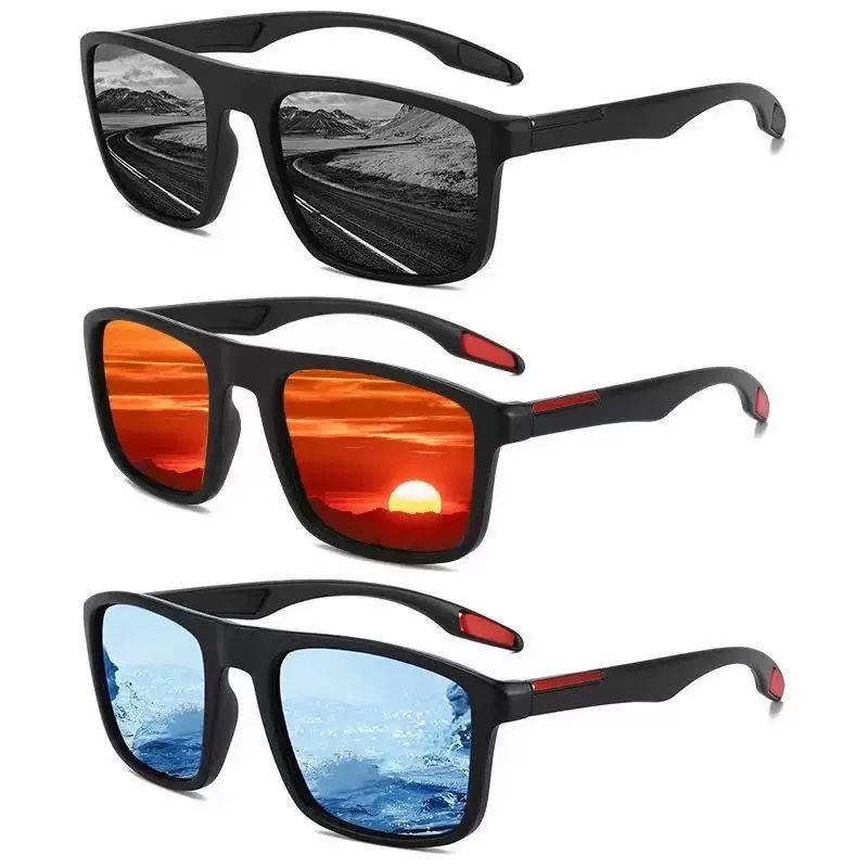 Polarized Sunglasses, Sports Cycling Glasses, Fashionable Men's Driving Outdoor Sunglasses, Fishing Glasses P38 # Fashionable Outfits