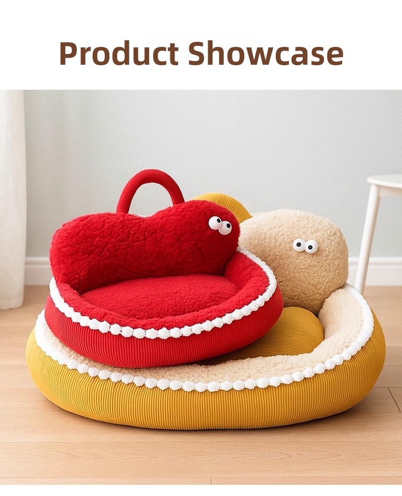 Warm Cat Bed Cloud Style Pet Sofa Thickened Dog Mat Comfortable_voghion.com