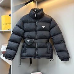 高端版大格子羽绒棉服/冬季休闲立领加厚男女情侣同款跨境羽绒服