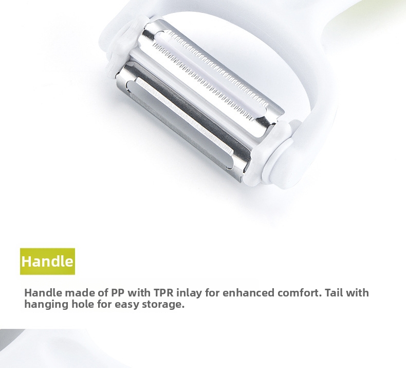 3 In 1 Vegetable Peeler Stainless Steel Rotary Peeler Slicer_voghion.com