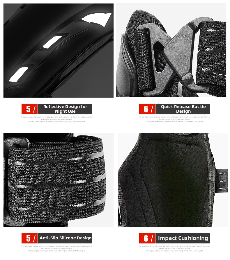 Motorcycle Knee Pads Lightweight Breathable Protective Gear Men_voghion.com