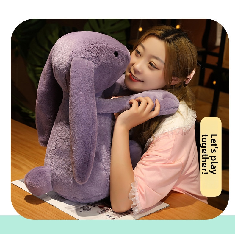 Peluche lapin doudou animal en peluche doux pour enfant_voghion.com