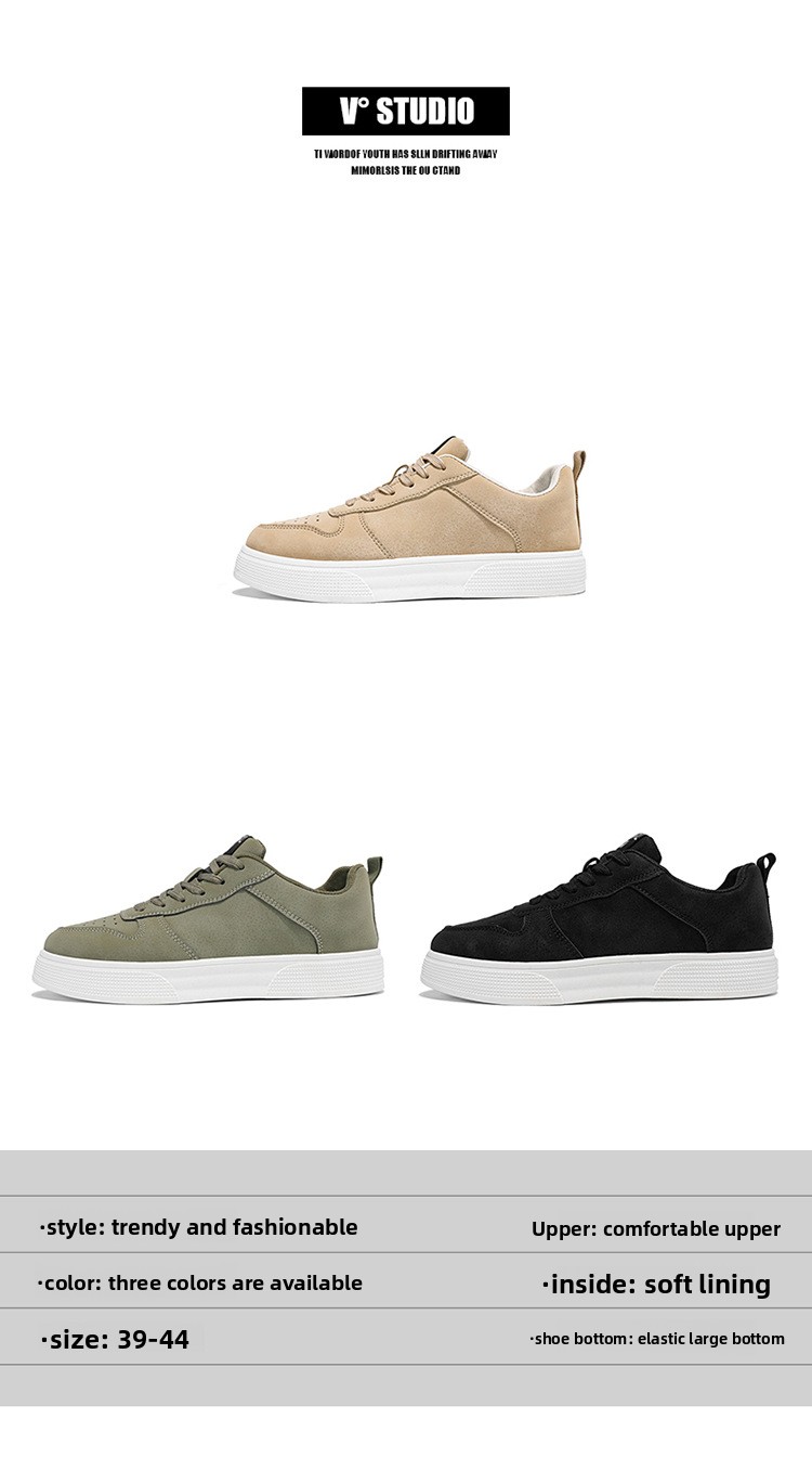 2026 Large Size Board Shoes Men's Shoes Leather Surface Four Seasons Fashion Versatile Soft Sole Casual Sports Shoes_vogvips.com