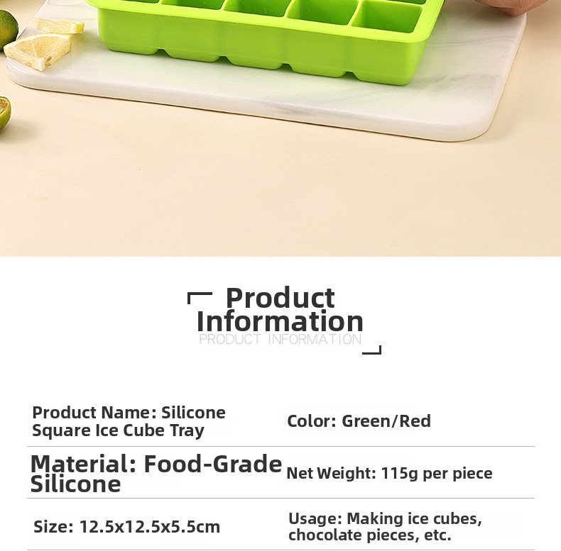 Silikon Eiswürfelform Für Küche Wiederverwendbare Eisform_voghion.com