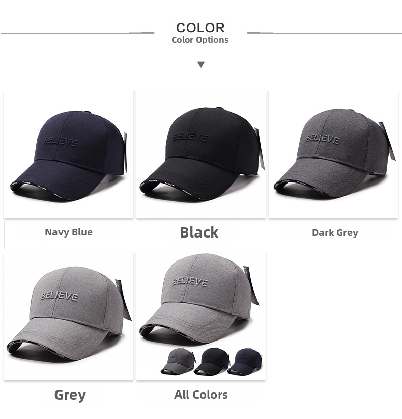 Men's Stylish Embroidered Baseball Cap Versatile Sun Hat_voghion.com