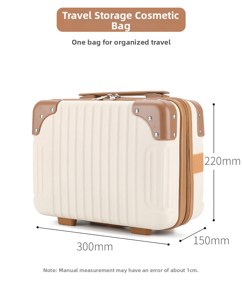 Kosmetiktasche Mini-koffer Reise-tragetasche Mit Viel Platz_voghion.com