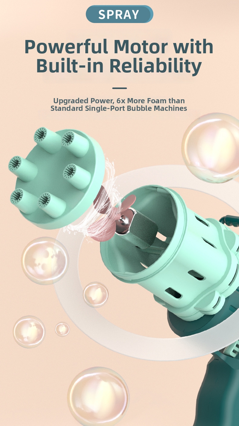 Macchina per bolle di sapone ali di cuore a prova di perdite_voghion.com