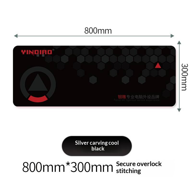 Grote rubberen muismat, antislip toetsenbordmat, bureauonderlegger, gaming computeraccessoire, cartoon thema_voghion.com